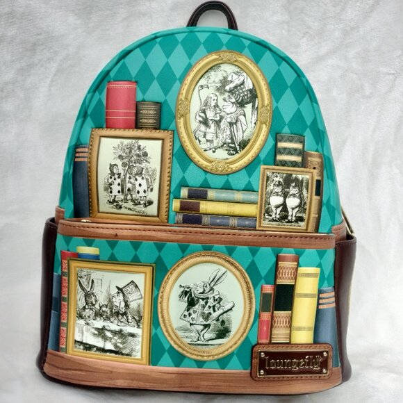 Loungefly Handbags - NWT Loungefly Disney Alice in wonderland classic mini back pack
